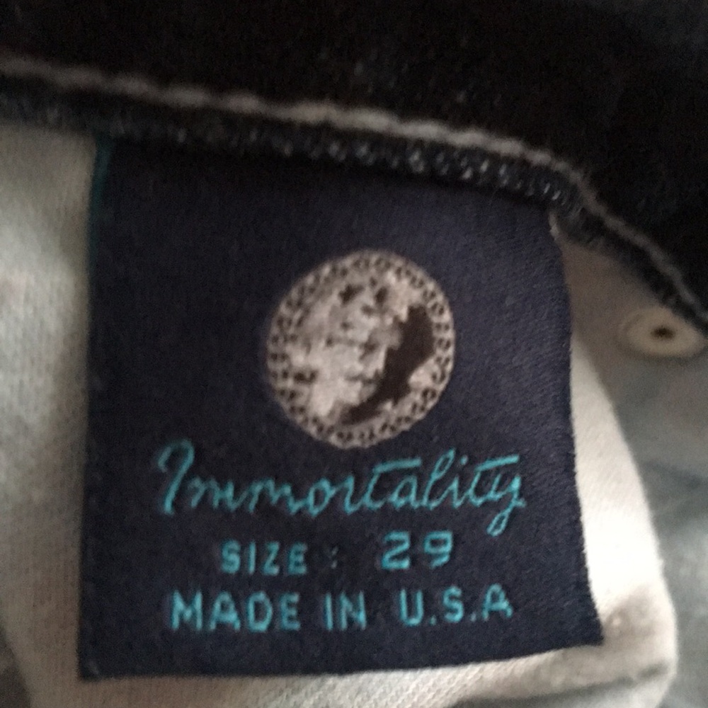IMMORTALITY EUC Denim Jeans-29- Pckt Embellishment - Picture 7 of 11